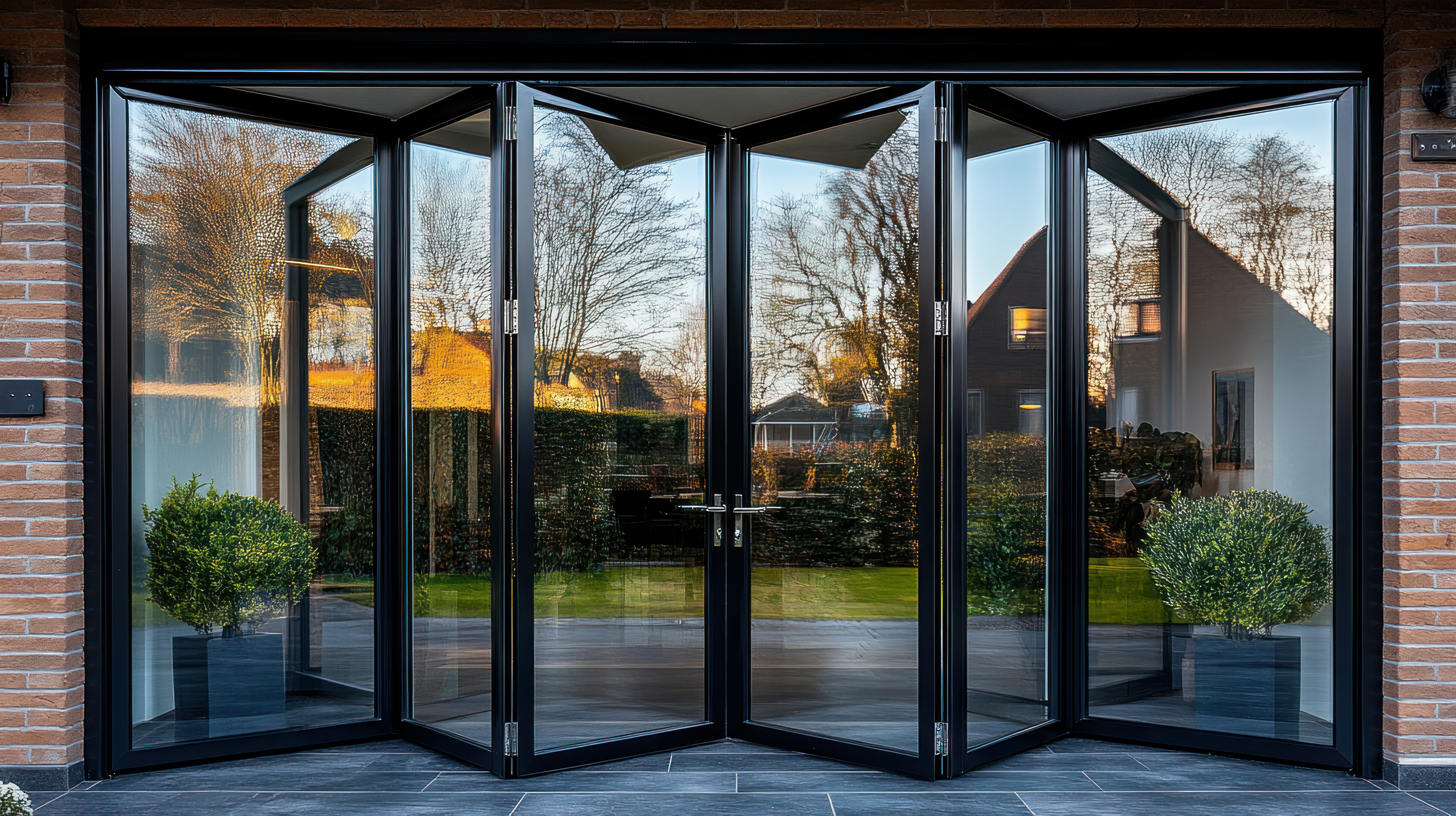 impact doors painted with electrostatic paint